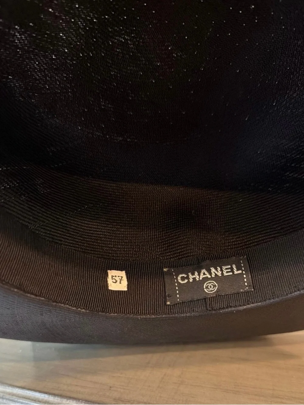 Vintage Channel Straw Hat